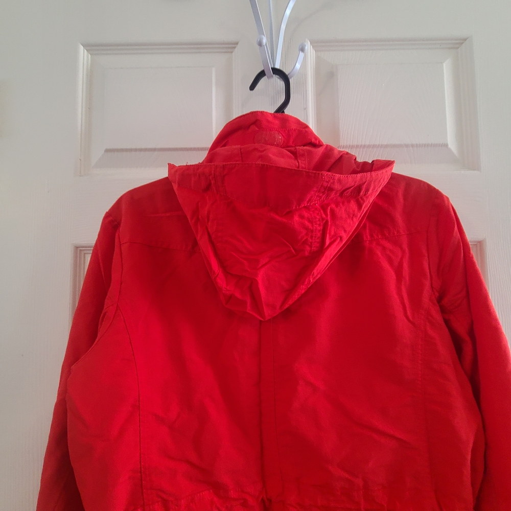 Lands' End Red Hooded Utility Jacket - Picture 14 of 14